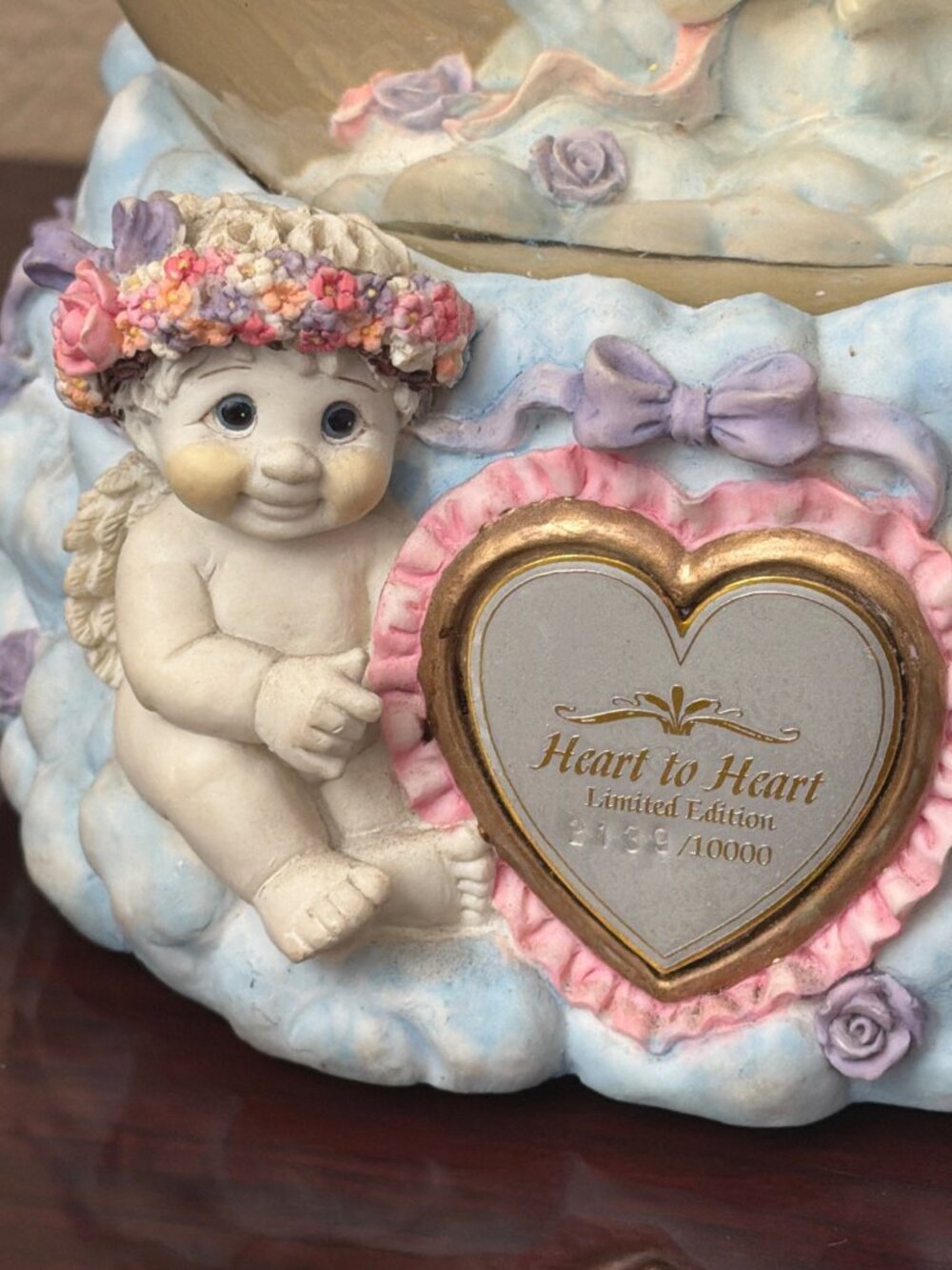 2 X Dreamsicles Heart to Heart Musical Water Globe & Pocket Watch Clock Set 2000 - Picture 4 of 15